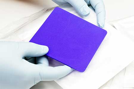 Gamma sterilization of sterile wound dressings and bandages